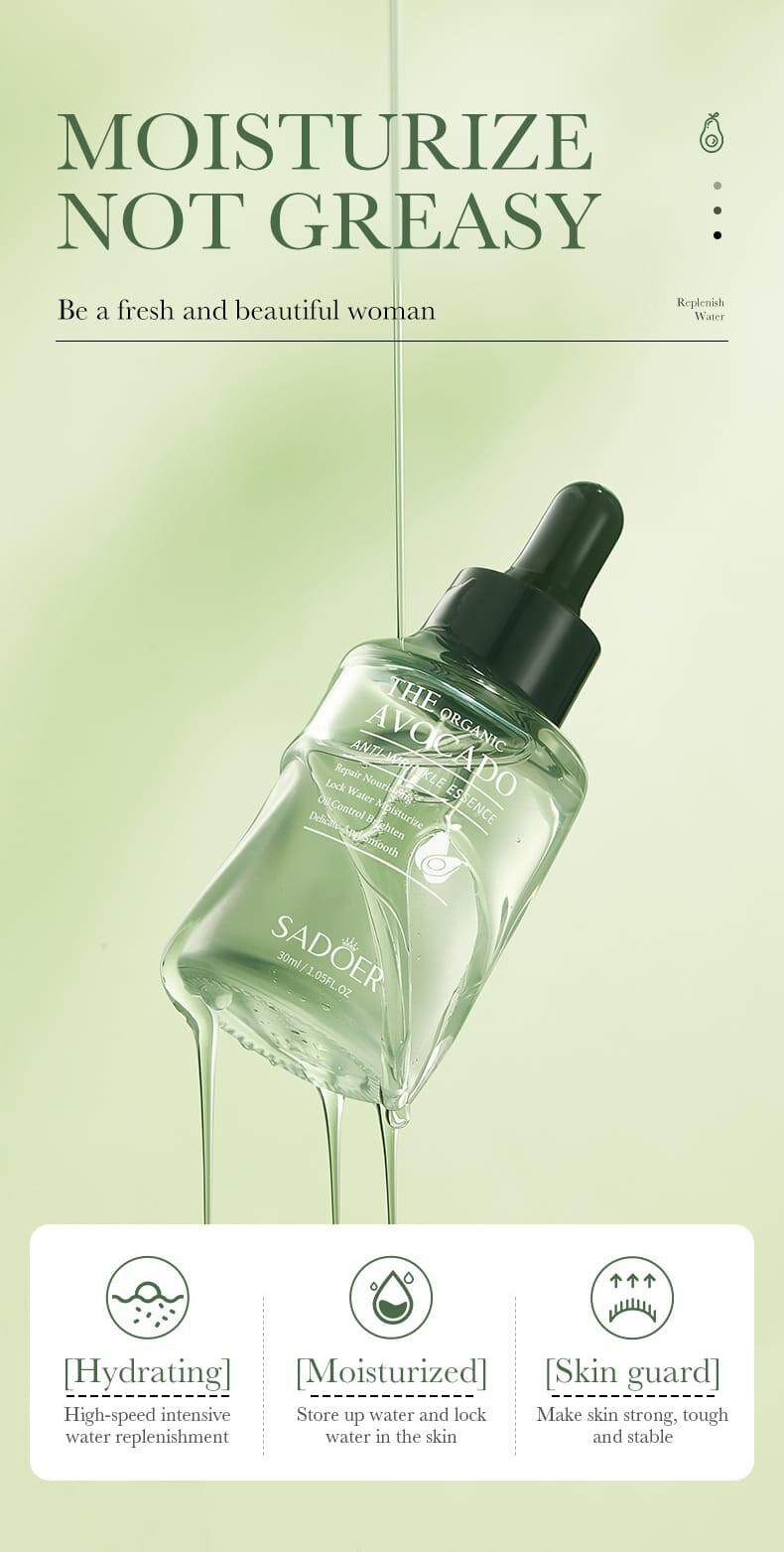 Esencia Antiarrugas Orgánica de Aguacate – 30ml