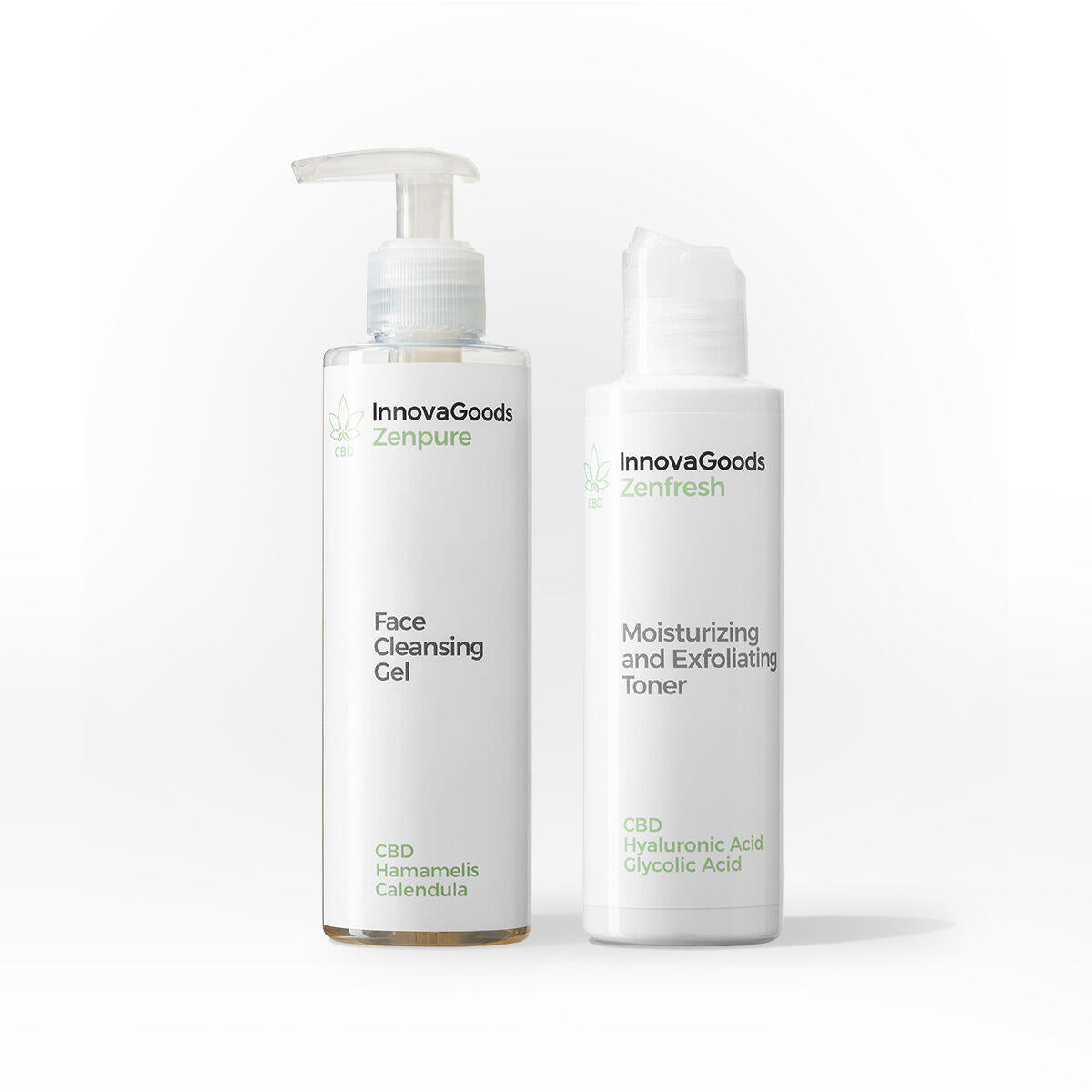 Pack Dúo de LIMPIEZA FACIAL CBD InnovaGoods