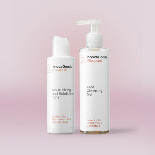 Pack Dúo de LIMPIEZA FACIAL Kombucha InnovaGoods