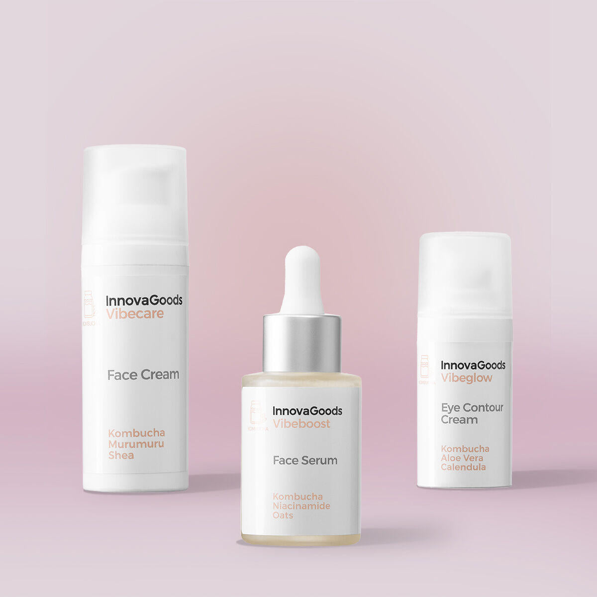 Pack de HIDRATACIÓN FACIAL Kombucha InnovaGoods