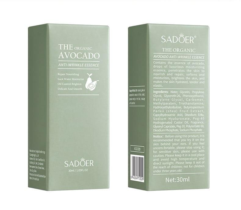 Esencia Antiarrugas Orgánica de Aguacate – 30ml