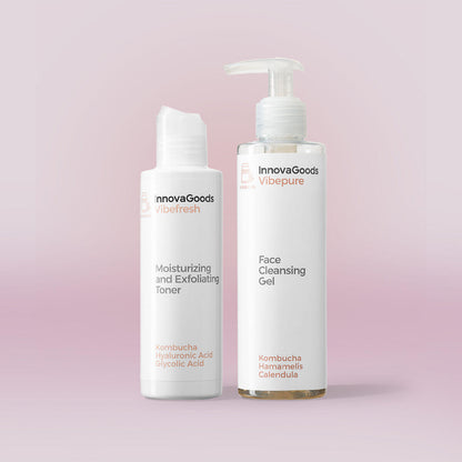 Pack Dúo de LIMPIEZA FACIAL Kombucha InnovaGoods