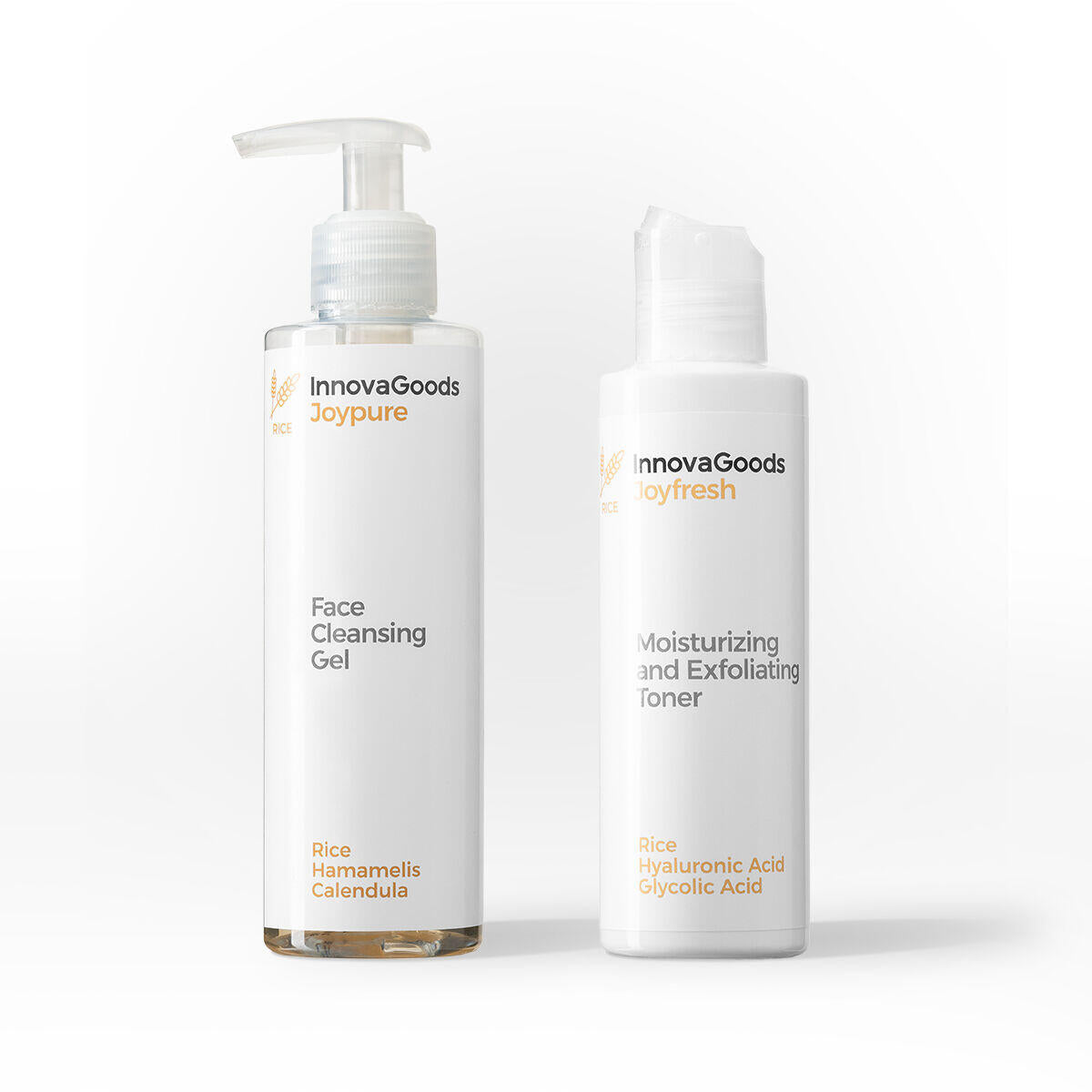 Pack Dúo de LIMPIEZA FACIAL Rice InnovaGoods